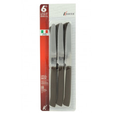 COLTELLI SET6 TAVOLA MARRONE CM.11 (12pz)